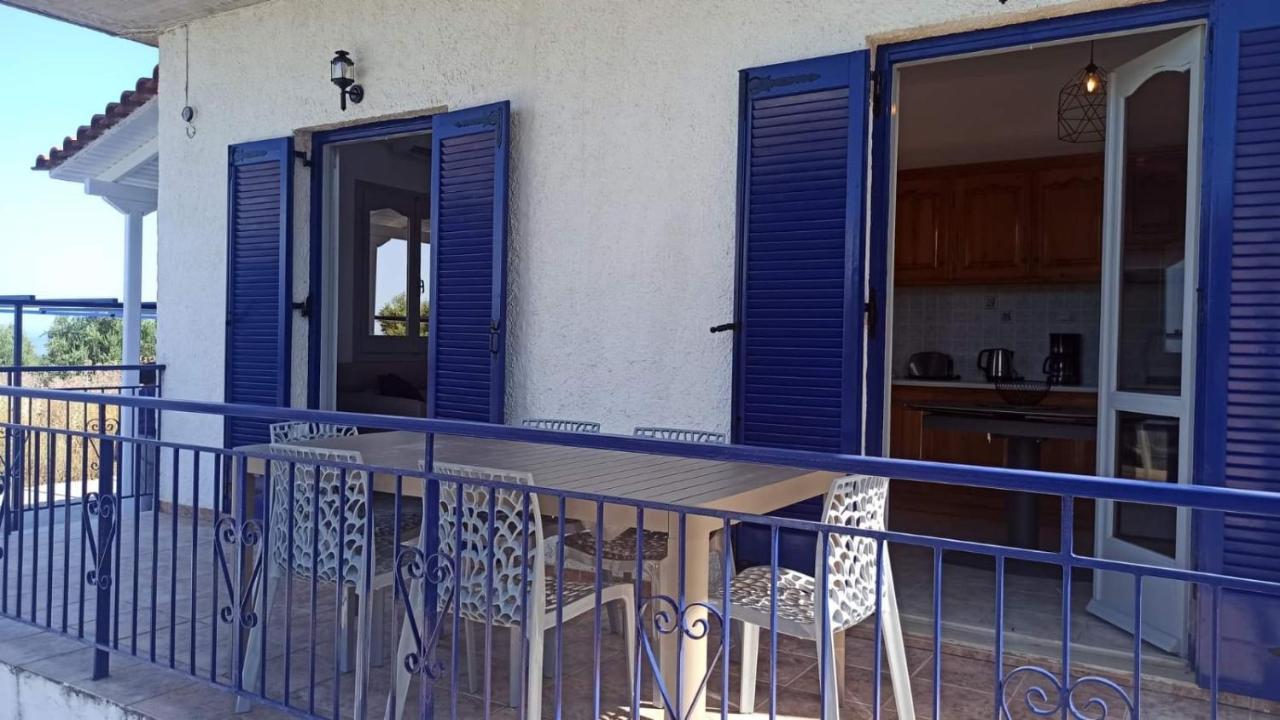Villa Blue Cocoon - Chrani Messinia Peloponnese- Sea View 800 M From Beach Dış mekan fotoğraf