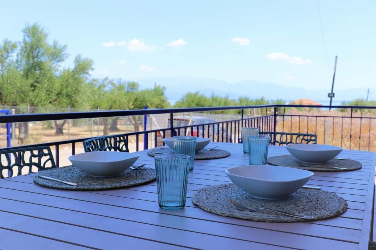 Villa Blue Cocoon - Chrani Messinia Peloponnese- Sea View 800 M From Beach Dış mekan fotoğraf