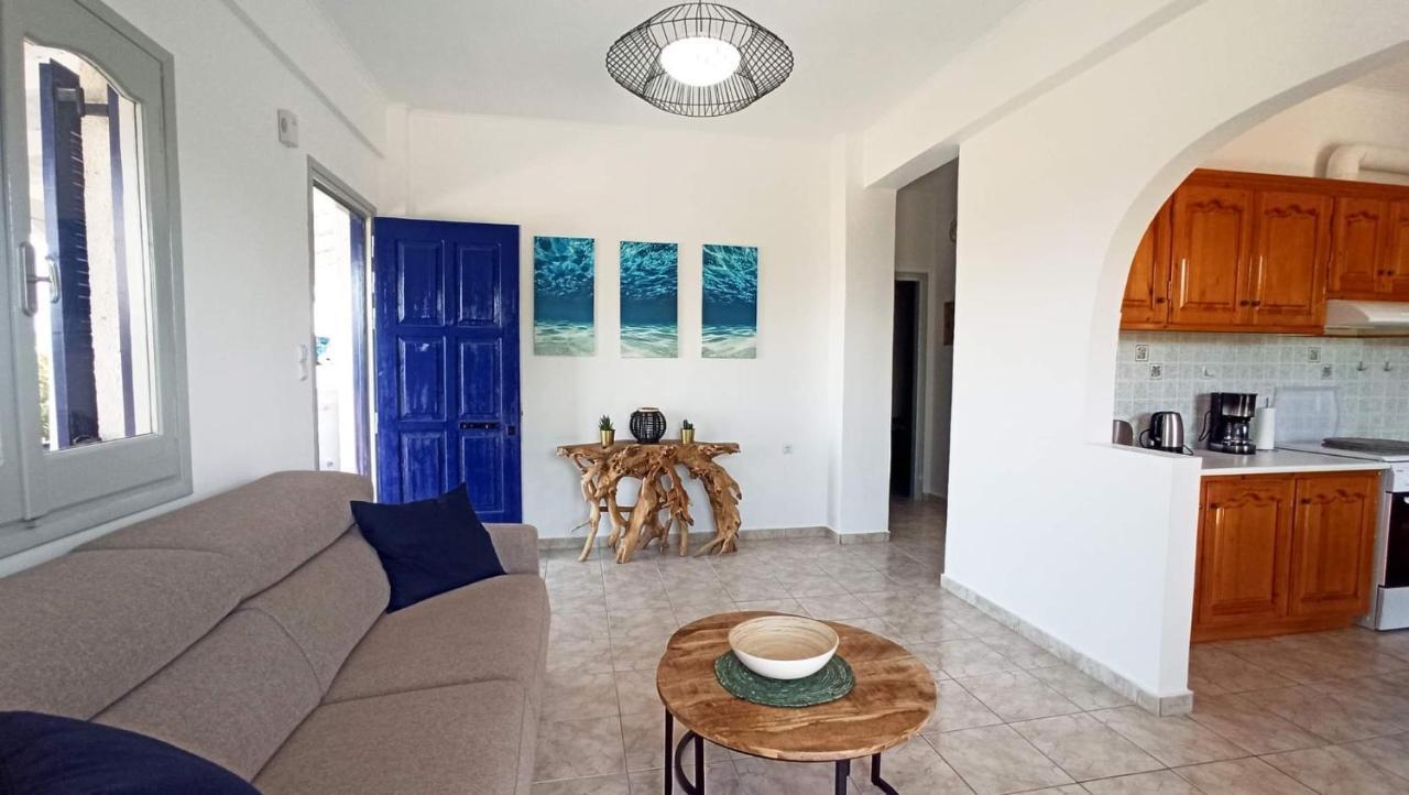Villa Blue Cocoon - Chrani Messinia Peloponnese- Sea View 800 M From Beach Dış mekan fotoğraf