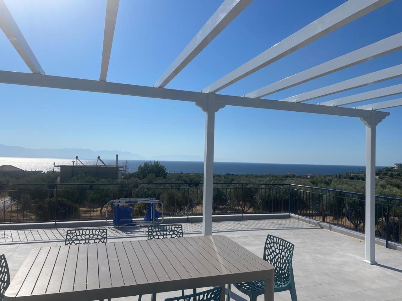 Villa Blue Cocoon - Chrani Messinia Peloponnese- Sea View 800 M From Beach Dış mekan fotoğraf